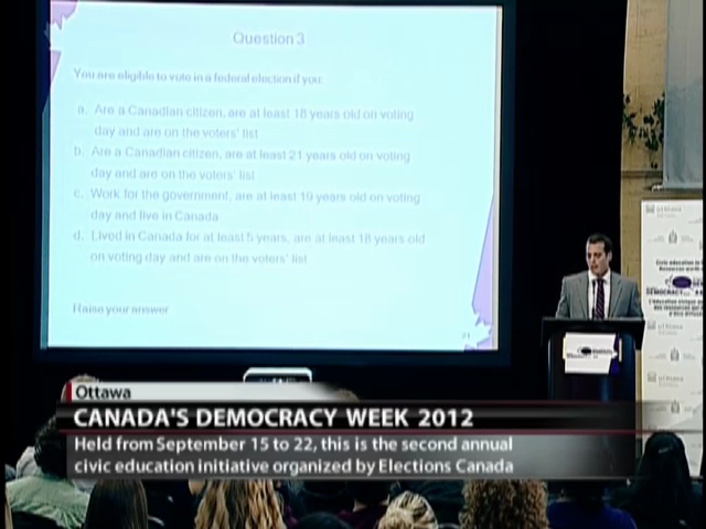 Public Record : Democracy Week 2012 – Civic Education in Canada