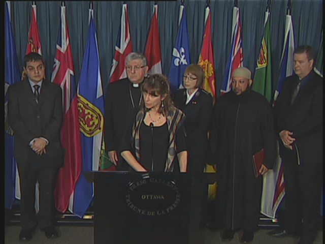 Headline Politics : News Conference – Faith Leaders on Bill C-14