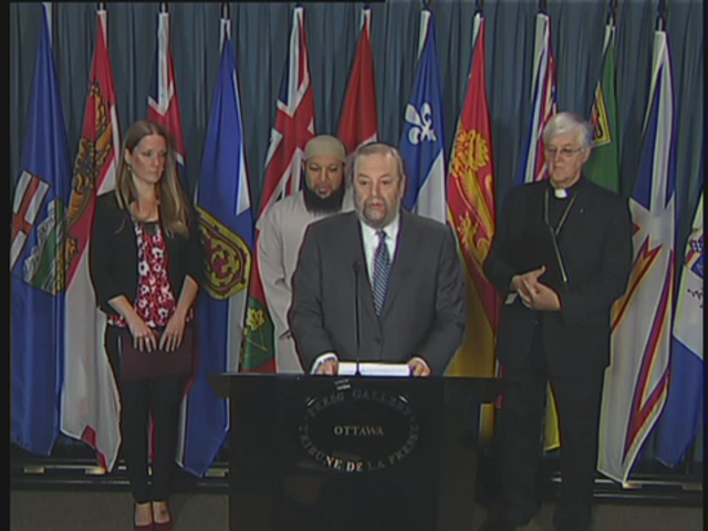 Headline Politics : News Conference – Faith Leaders on Palliative Care