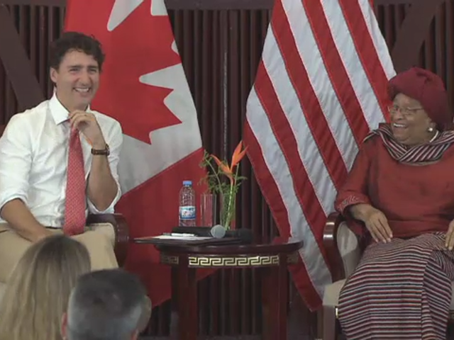 Headline Politics : Trudeau in Liberia – Roundtable on Women’s Leadership