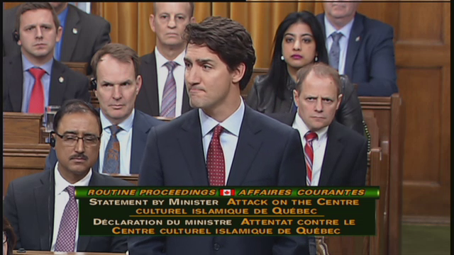 House of Commons Proceedings : Statements on Quebec Mosque Attack