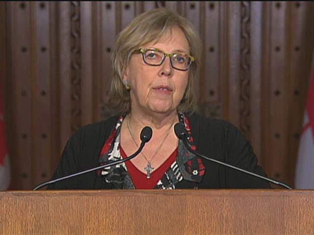 Headline Politics : News Conference – Elizabeth May on Electoral Reform