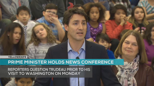 Headline Politics : News Conference – Justin Trudeau in Yellowknife, N.W.T.