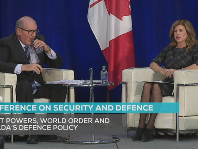 Headline Politics : Rona Ambrose at Ottawa Conference on Security and Defence