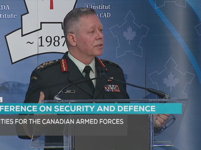Headline Politics : Jonathan Vance at Ottawa Conference on Security and Defence