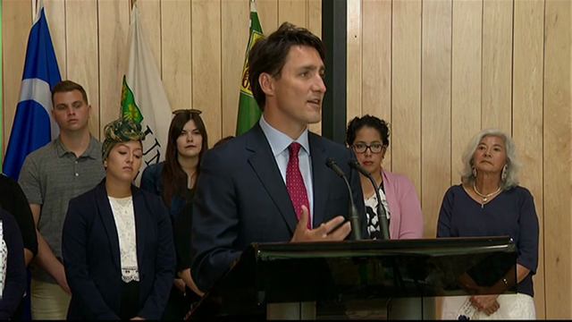 Headline Politics : News Conference – Justin Trudeau in Saskatoon