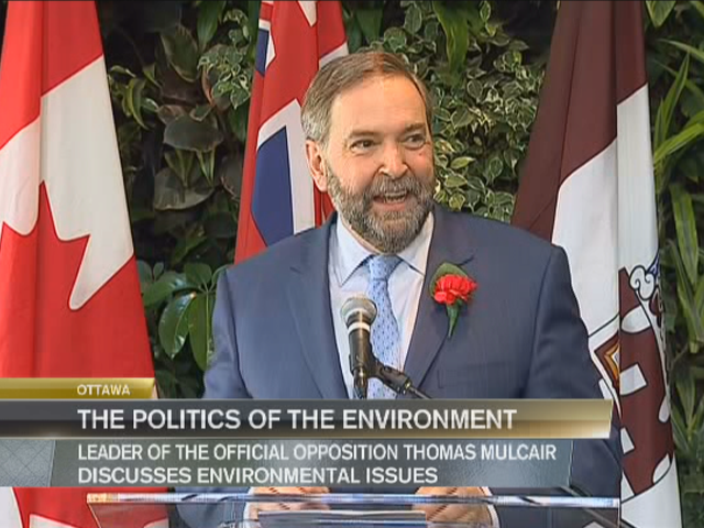 Podium : Thomas Mulcair