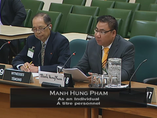 In Committee from the House of Commons : Subcommittee on International Human Rights - May 12, 2015