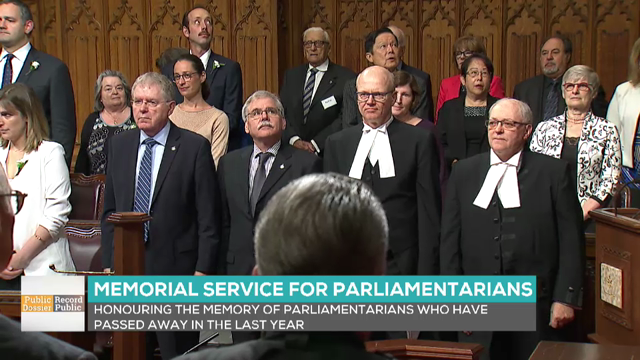 Public Record : 2018 Memorial Service for Parliamentarians