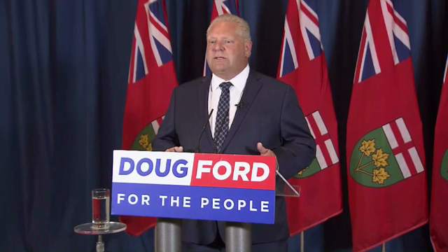 Headline Politics : Ontario Election: Doug Ford News Conference