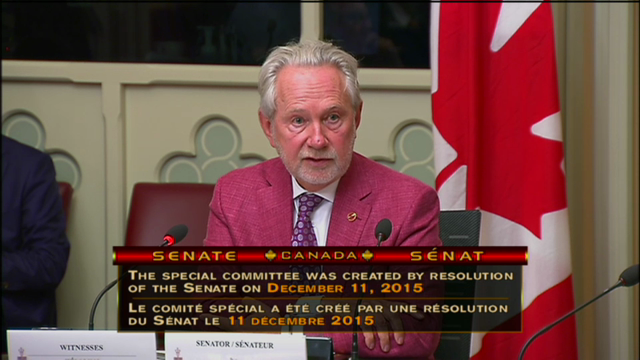 In Committee from the Senate of Canada : Senator Harder on Modernizing Principles for the Senate