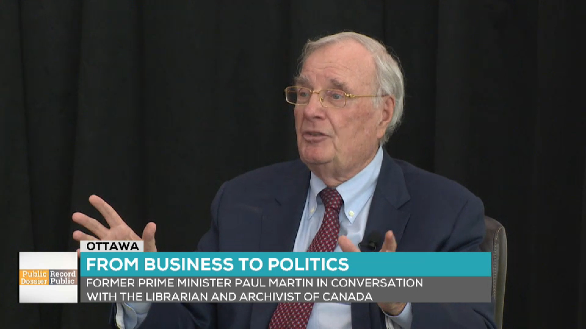 Public Record : Paul Martin In Conversation