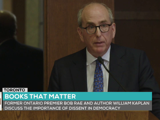 Public Record : Why Dissent Matters with William Kaplan and Bob Rae