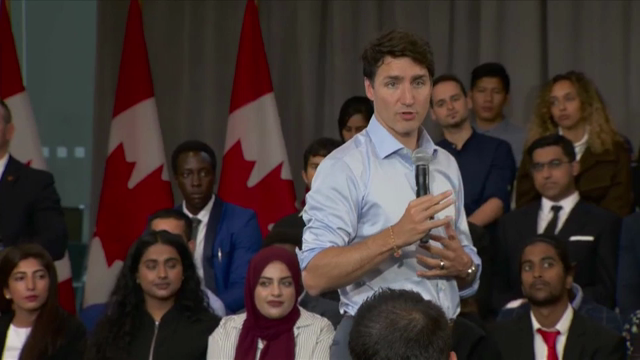 Headline Politics : Justin Trudeau Speaks with Youth at Town Hall in Etobicoke, Ontario