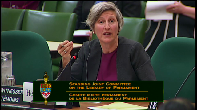In Committee from the House of Commons : Joint Committee Q&A Session with Parliamentary Librarian Nominee