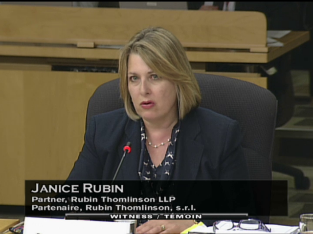 In Committee from the Senate of Canada : Legal Experts on Senate’s Workplace Harassment Policy