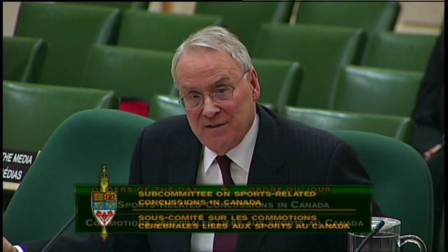 In Committee from the House of Commons : Hockey Legend Ken Dryden on Accountability for Concussions in Sports