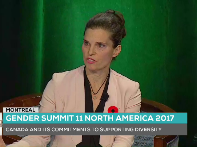 Public Record : Science Minister Kirsty Duncan Speaks at Gender Summit 2017