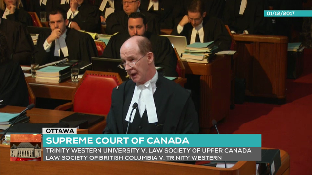 Supreme Court Hearings : Law Society of British Columbia v. Trinity Western University, et al.