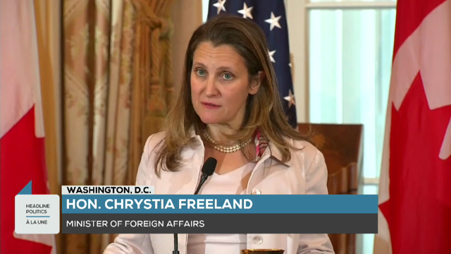 Chrystia Freeland Speaks in D.C. on Huawei CFO Extradition Case | Headline Politics | CPAC.ca