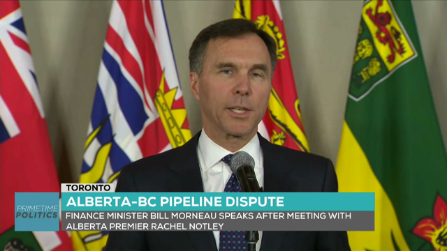 Headline Politics : Bill Morneau Rejects Idea of Supreme Court Reference on Trans Mountain