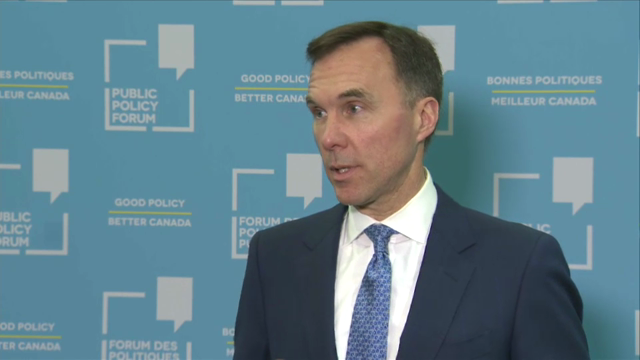 Bill Morneau on Pipeline Dispute, PM