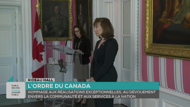 Public Record : Order of Canada Investiture Ceremony – February 1, 2019