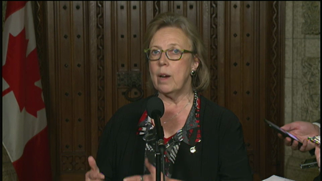 Headline Politics : Elizabeth May on Trans Mountain Pipeline Opposition
