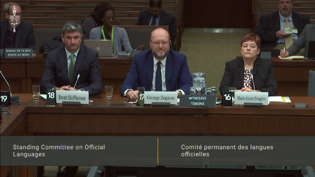 In Committee from the House of Commons : Update on the State of Ontario’s Francophonie