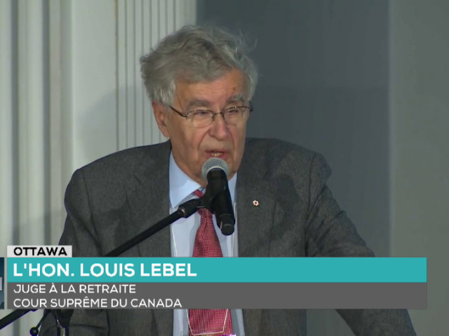 Podium : Éloge de l’ex-juge en chef Beverley McLachlin par le juge retraité Louis LeBel