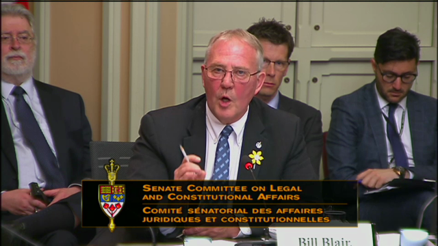 In Committee from the Senate of Canada : Cannabis Bill: Bill Blair Faces Questions from Senators