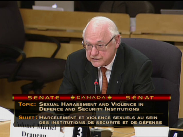 In Committee from the Senate of Canada : Sexual Harassment in the Canadian Military