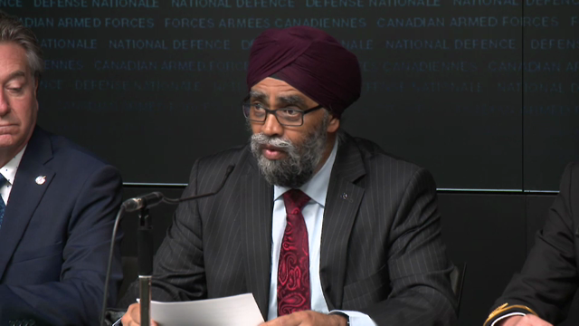 Headline Politics : Harjit Sajjan Unveils Changes to Military Justice System