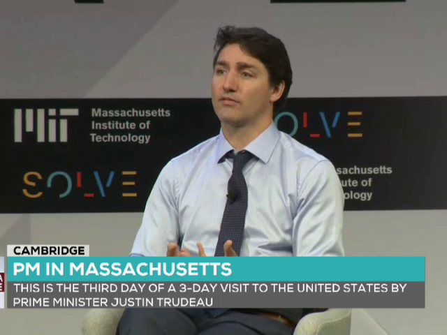 Headline Politics : Justin Trudeau Speaks at MIT Conference in Boston