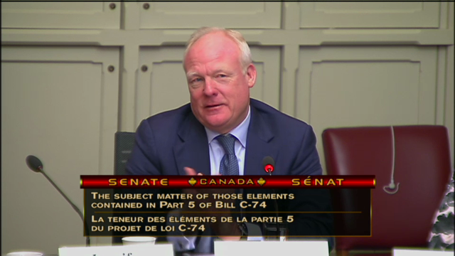 In Committee from the Senate of Canada : Budget Bill: Fuel Suppliers Discuss the Carbon Tax