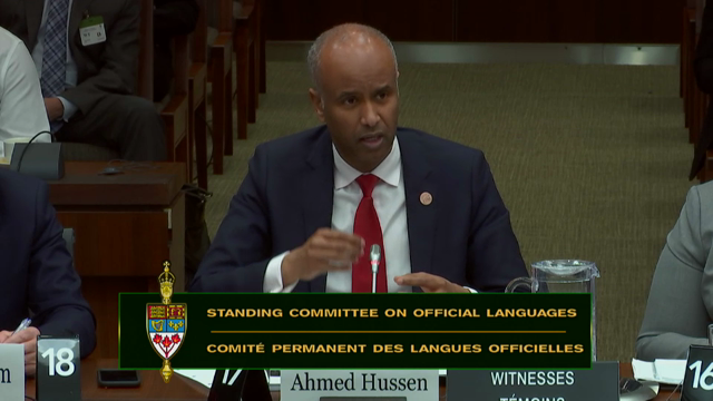 In Committee from the House of Commons : Minister Hussen on Immigration to Francophone Minority Communities