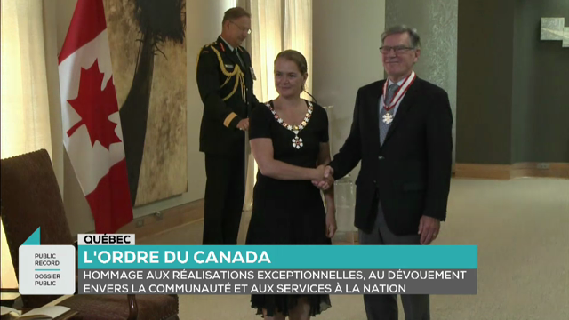 Public Record : Order of Canada Investiture Ceremony – July 4, 2019