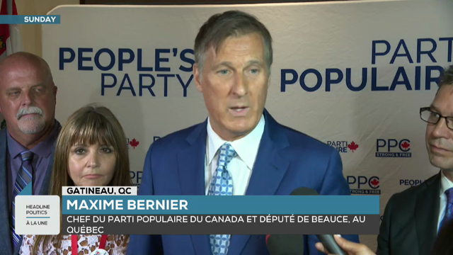 Headline Politics : Maxime Bernier on Leaders' Debates, Election Priorities