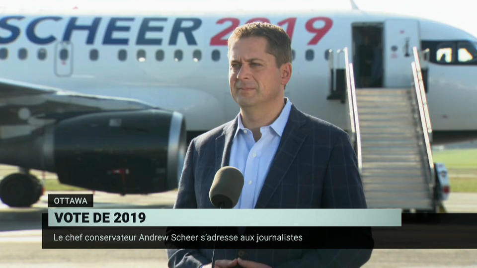 Leaders' Tour : Scheer Attacks Trudeau on SNC-Lavalin Affair as Election Campaign Begins