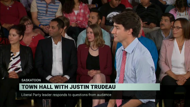 Leaders' Tour : Justin Trudeau Holds Town Hall in Saskatoon – September 19, 2019