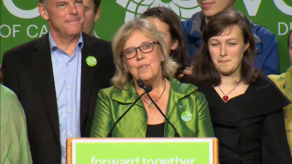 Vote 2019 Special : Elizabeth May Addresses Supporters on Election Night