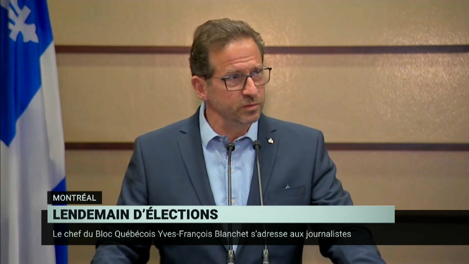 Yves-François Blanchet Speaks with Reporters the Day After Federal Election | Vote 2019 Special | CPAC.ca