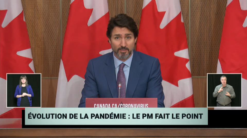 COVID-19 : La réponse du Canada : Le PM Trudeau fait le point sur la réponse fédérale à la COVID – 17 nov. 2020