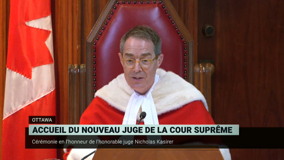 Welcome Ceremony for New Supreme Court Justice Nicholas Kasirer