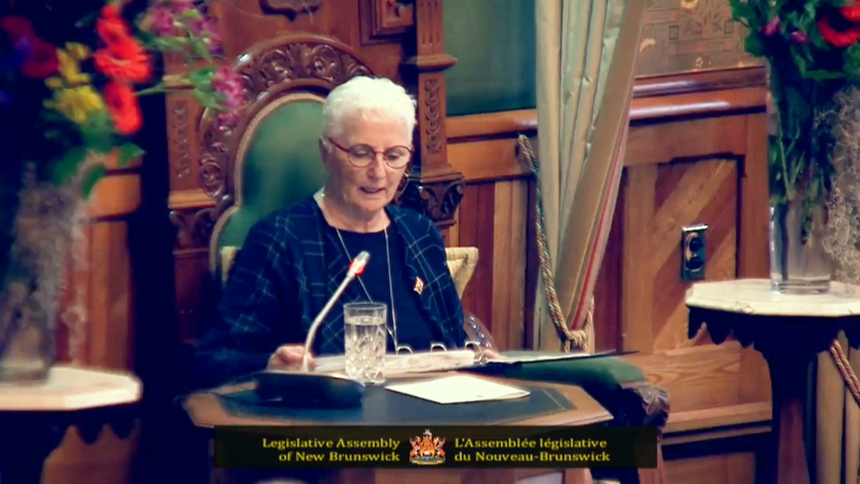 Public Record : New Brunswick 2019 Throne Speech