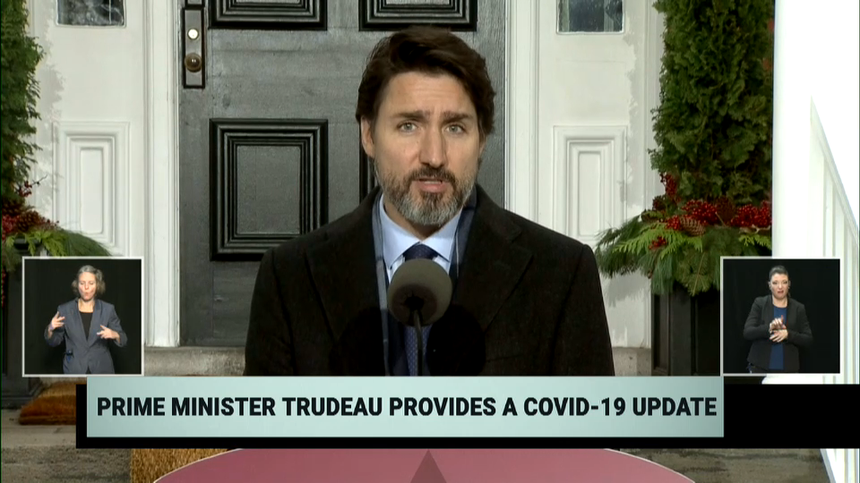 COVID-19: Canada Responds : PM Trudeau Provides Update on COVID-19, Vaccines Rollout – Nov. 27, 2020