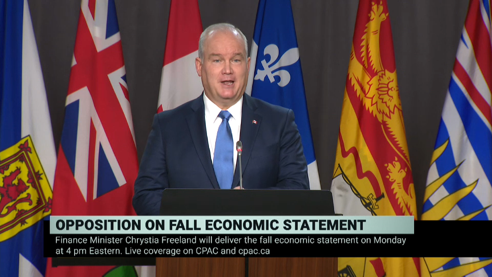 Headline Politics : Erin O'Toole on Govt's Upcoming Economic Statement, Vaccines – November 29, 2020