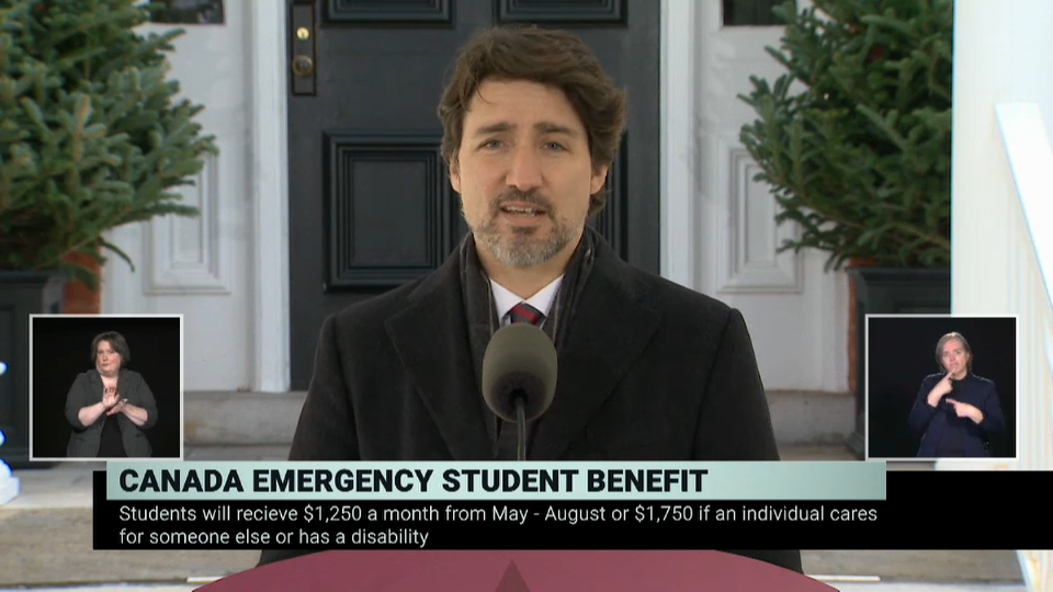 COVID-19: Canada Responds : PM Trudeau Announces Support for Students – April 22, 2020