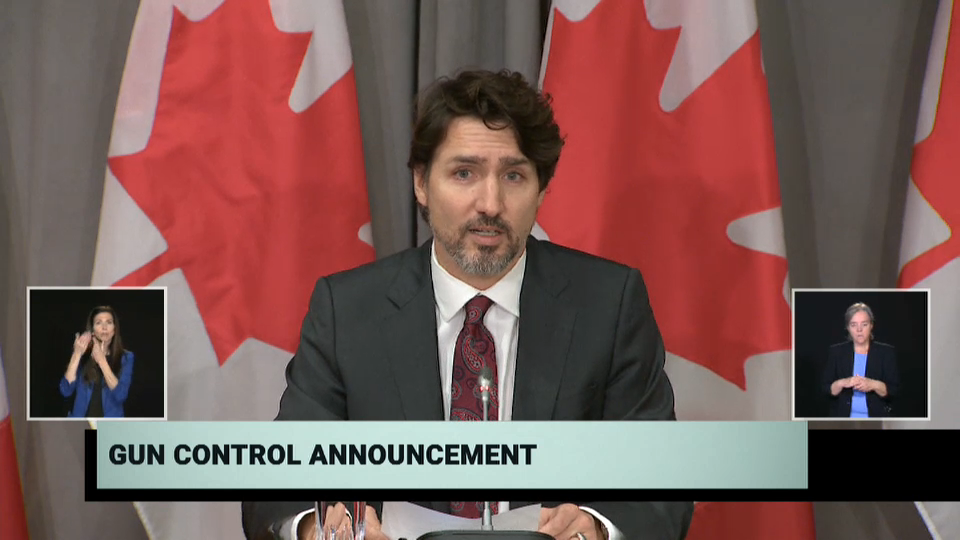 Headline Politics : PM Trudeau Announces Immediate Ban on Assault Weapons – May 1, 2020