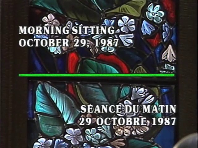 House of Commons Proceedings : House of Commons Debates – October 29, 1987